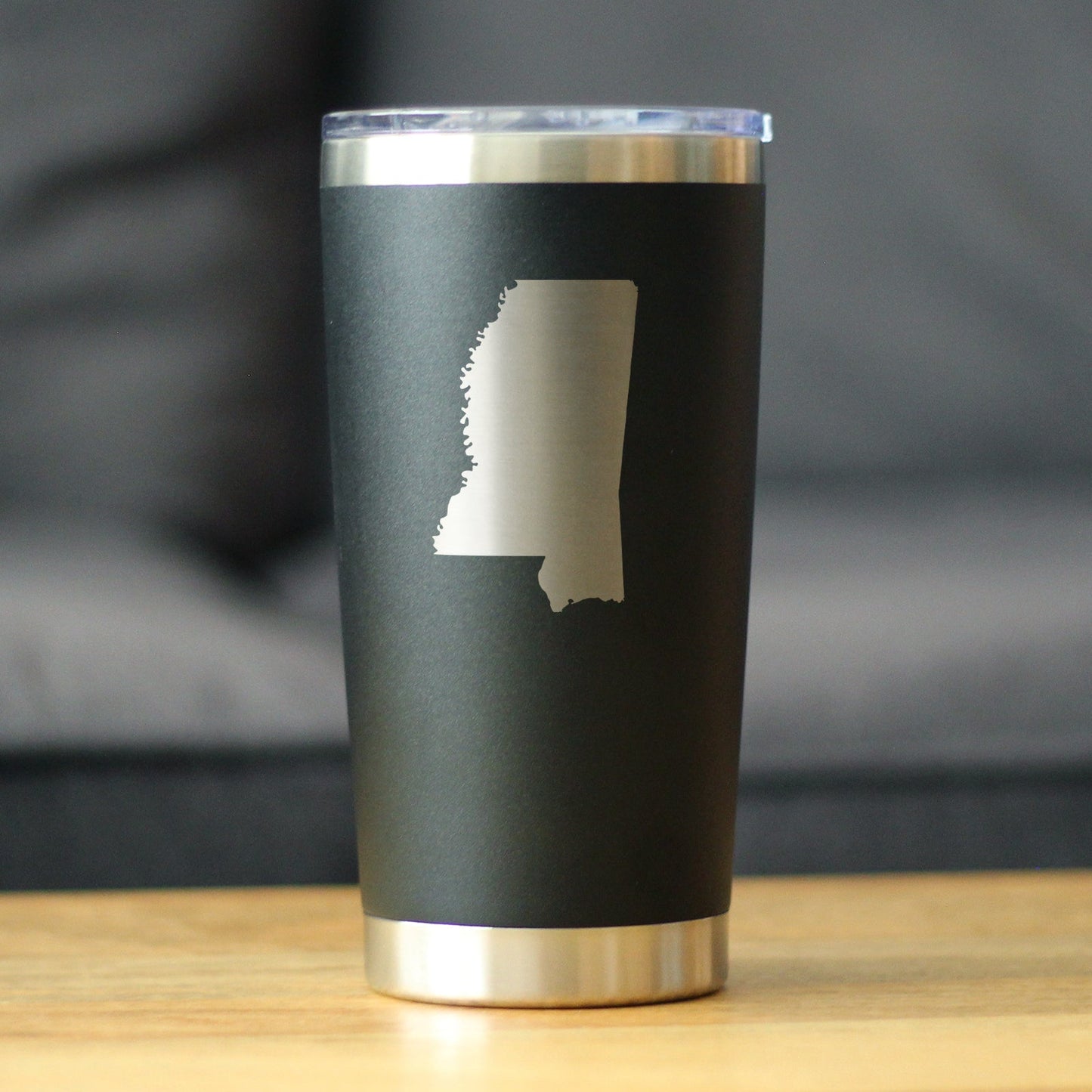 Mississippi State Outline - 20 oz Coffee Tumbler