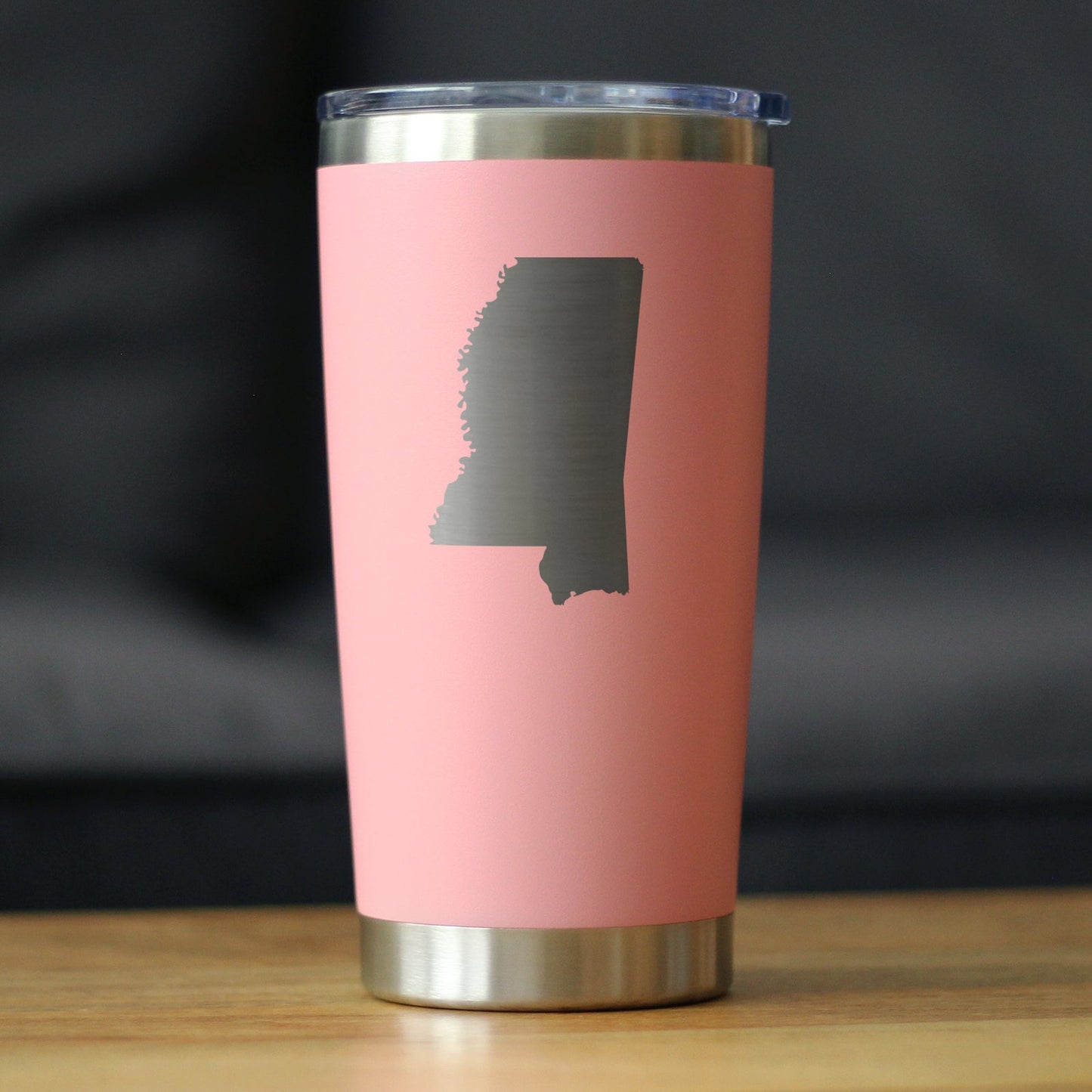 Mississippi State Outline - 20 oz Coffee Tumbler