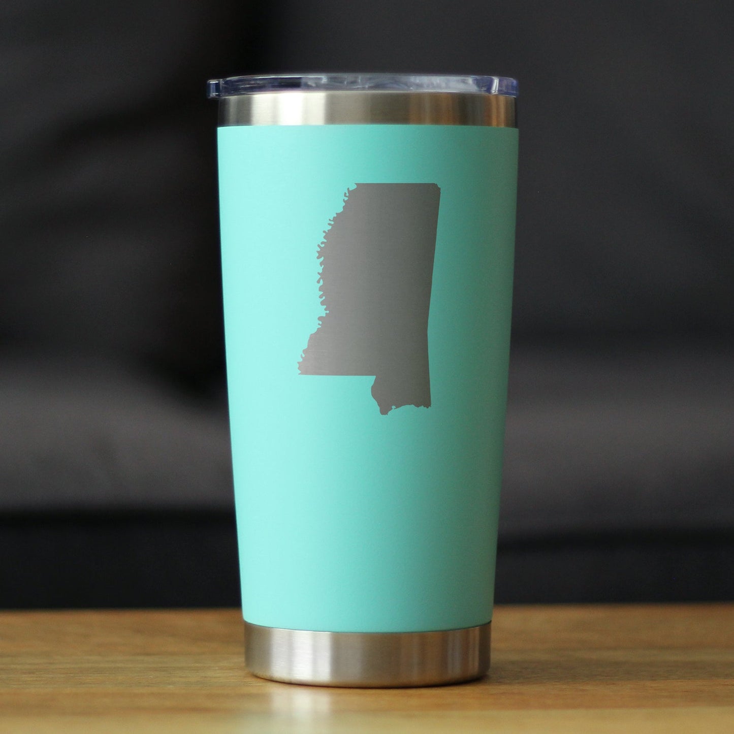 Mississippi State Outline - 20 oz Coffee Tumbler