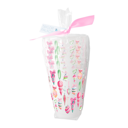 Vintage Ornaments Frosted Cup