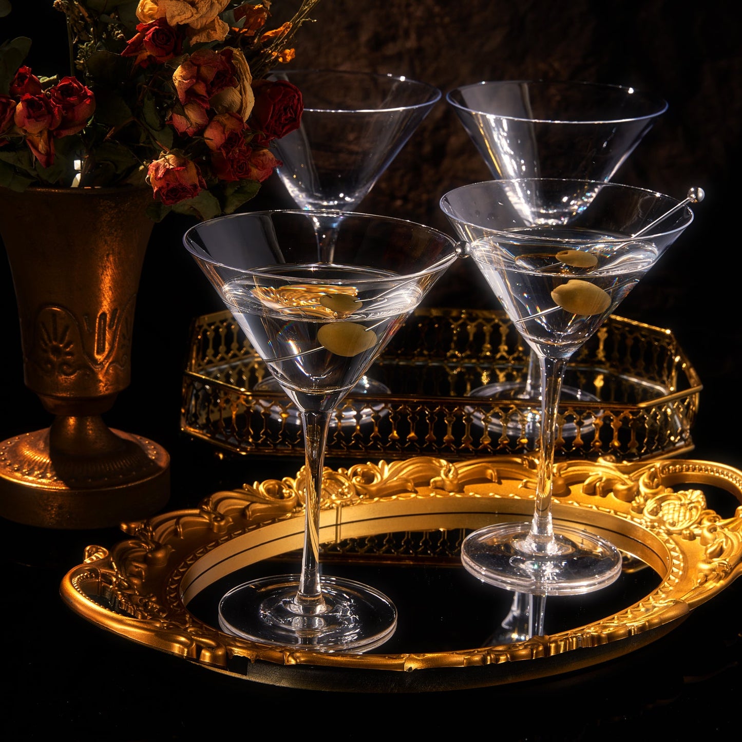 Spritz Martini Cocktail Glassware, Set of 4