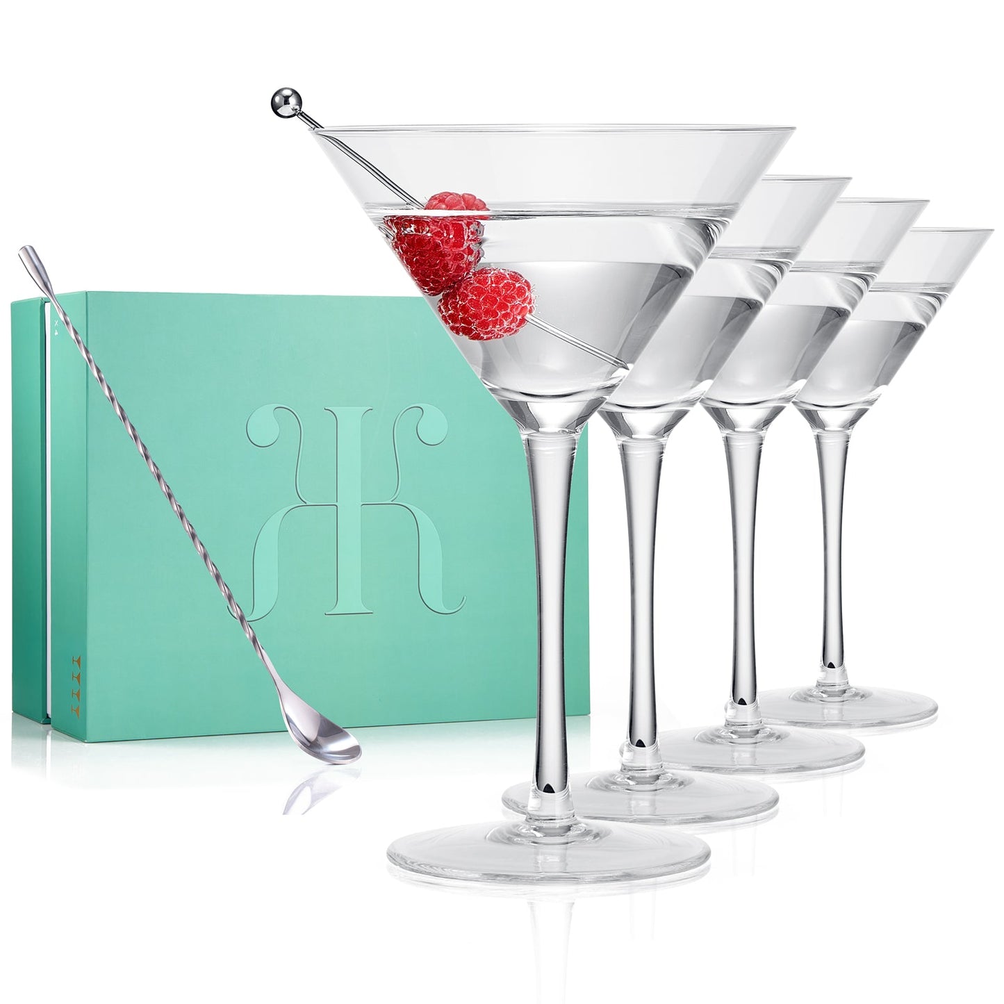 Spritz Martini Cocktail Glassware, Set of 4