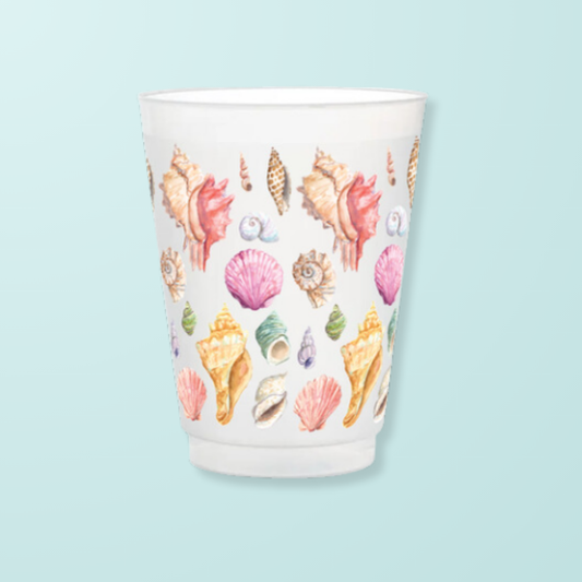 Seashells Frosted Cup