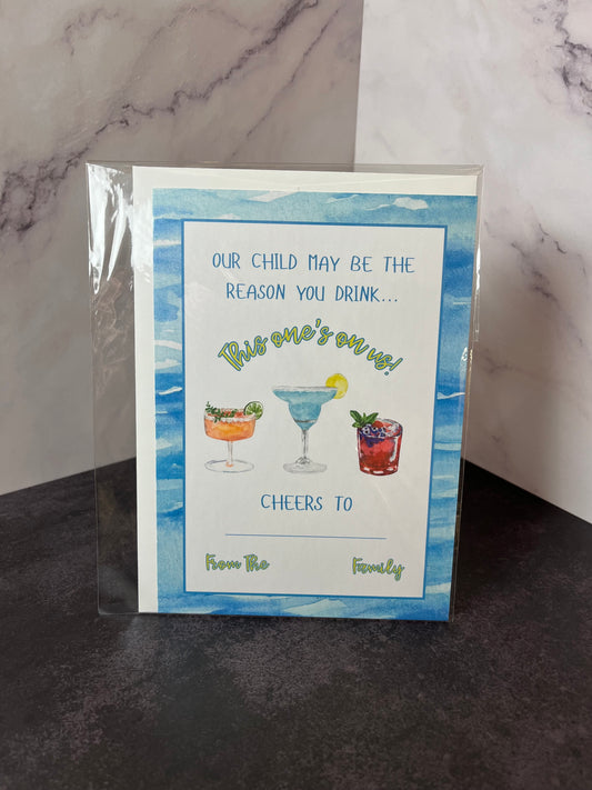 “Our Child May Be…” Funny Card for Teachers and Child Care
