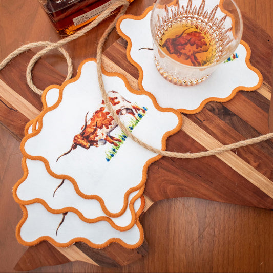 Longhorn Cocktail Squares