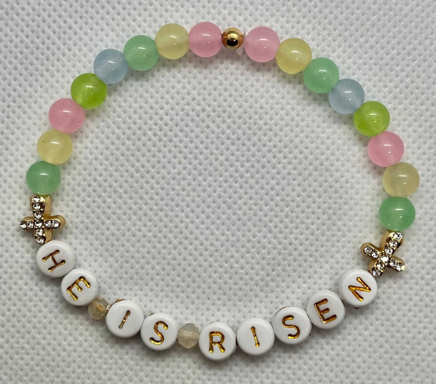 He Is Risen Bead Bracelet – Handmade Christian Jewelry