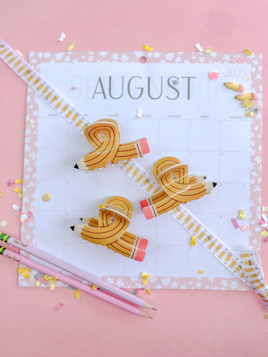 Pencil Small Claw Clip
