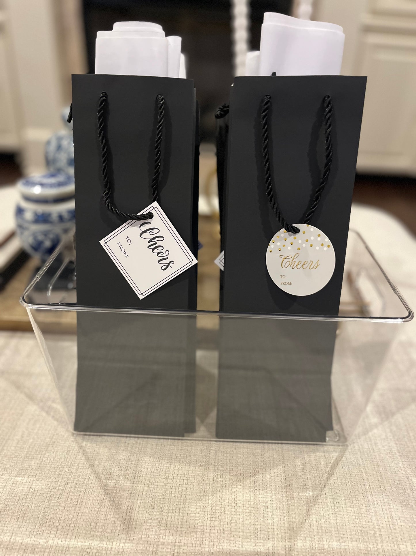 Cheers Wine Bag Set