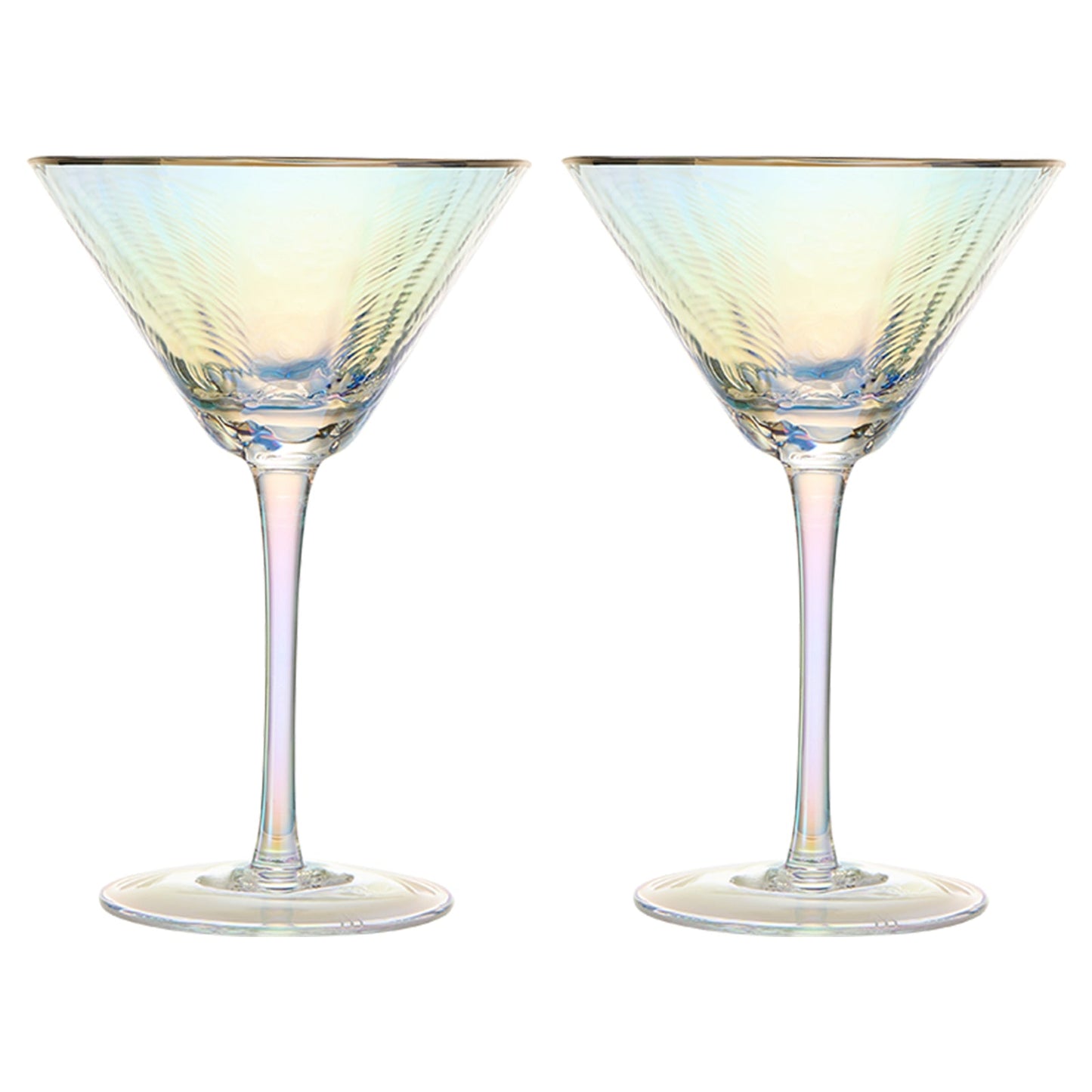 Dulce Martini Cocktail Glassware, Set of 2