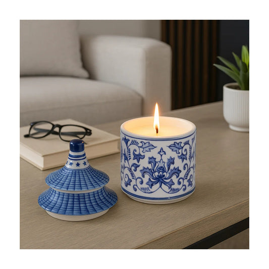 Chinoiserie Pagoda Candle