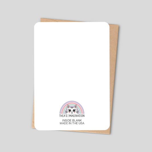 We’re Butter Together – Kawaii Toast & Butter Greeting Card