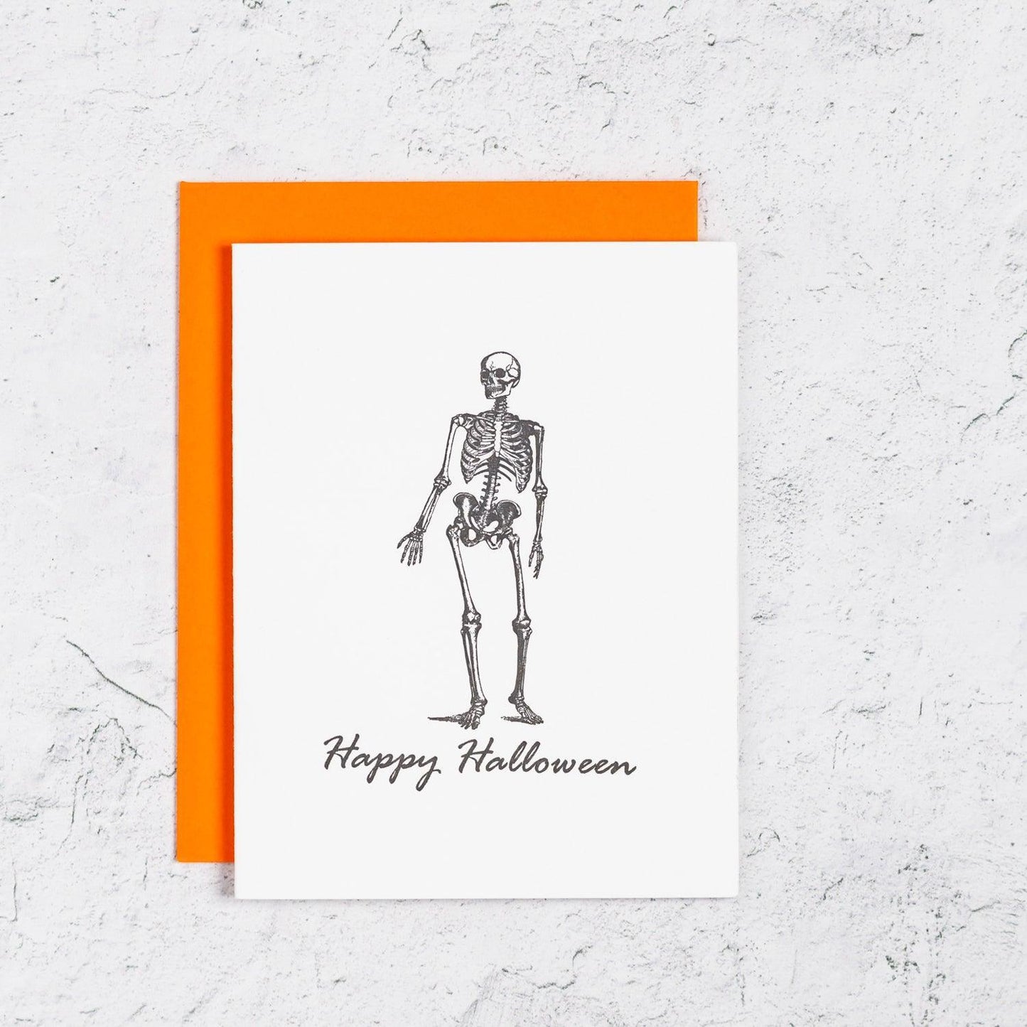 Skeleton Halloween Card