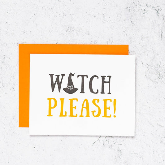 Witch Please Halloween Card Box Set of 10