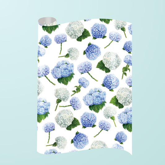 Hydrangea Pattern Gift Wrap