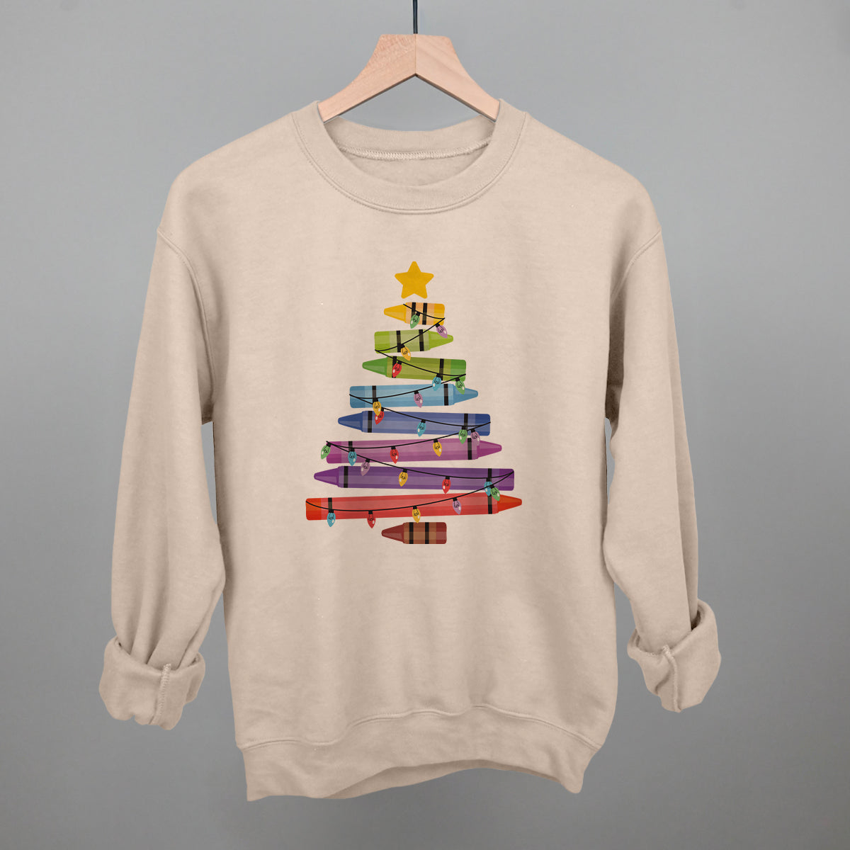 Crayon Christmas Tree