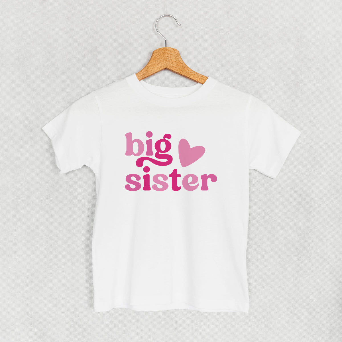 Big Sister Pink Heart (Kids)