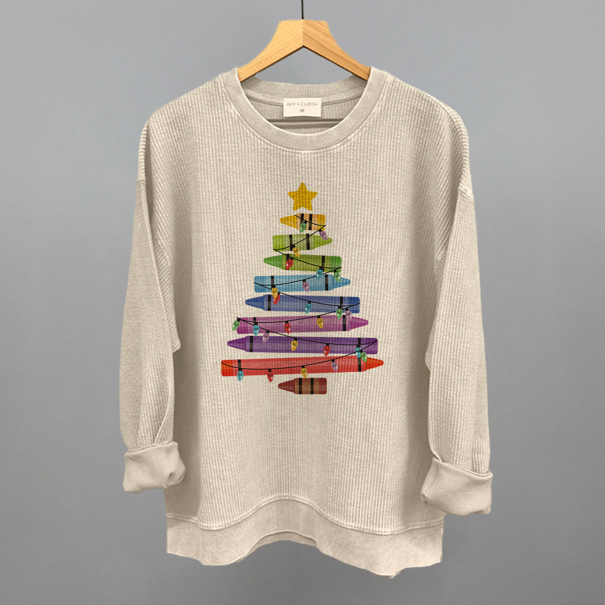 Crayon Christmas Tree