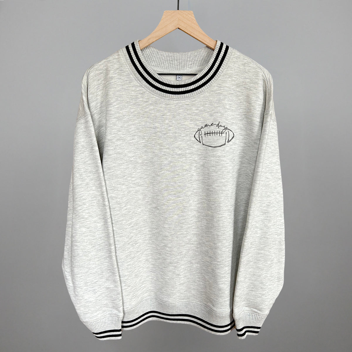 Game Day In Football Scribble (Left Chest)