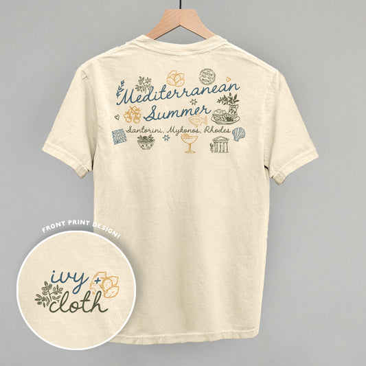 Mediterranean Summer Doodles (Back Print)
