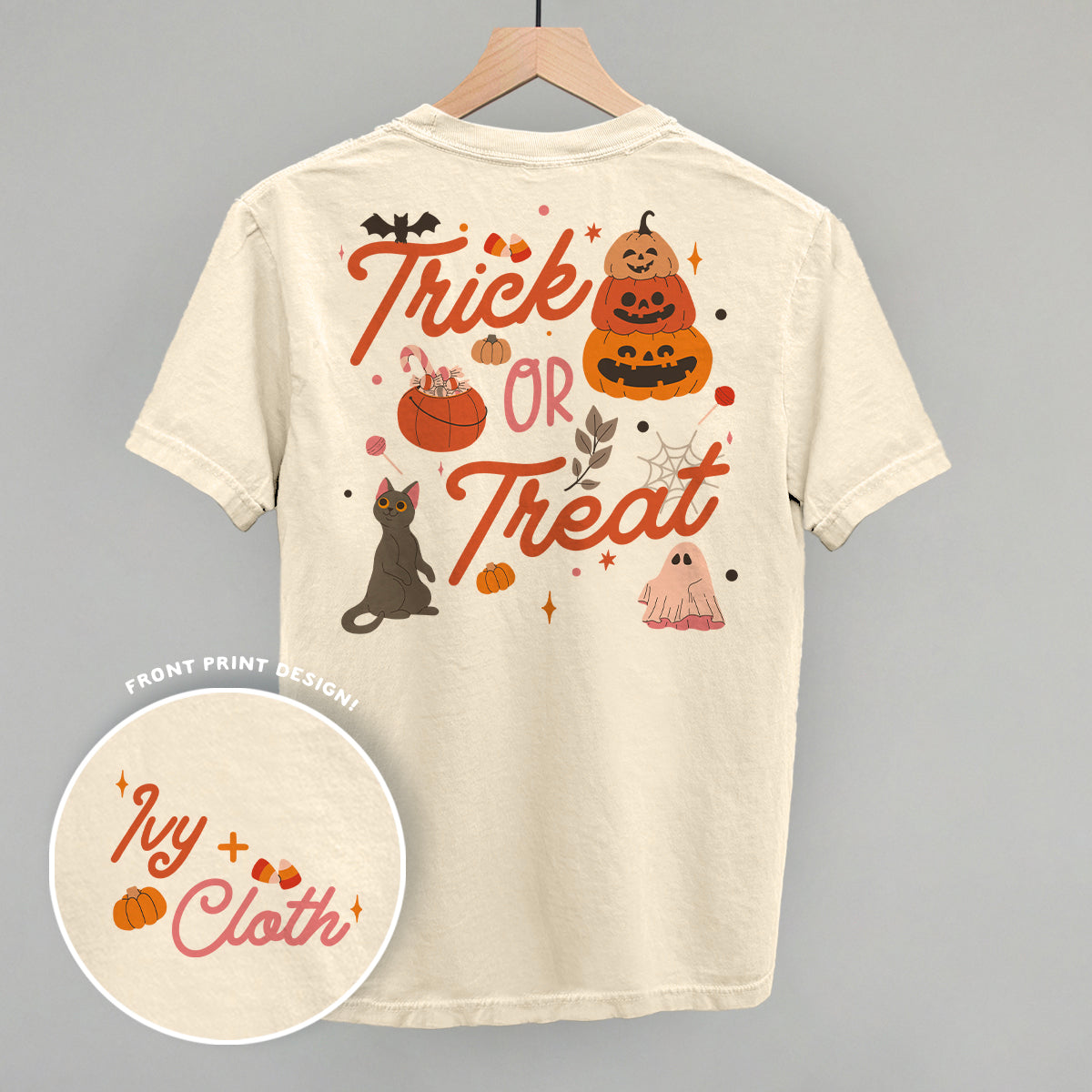 Trick Or Treat Doodles (Back Print)