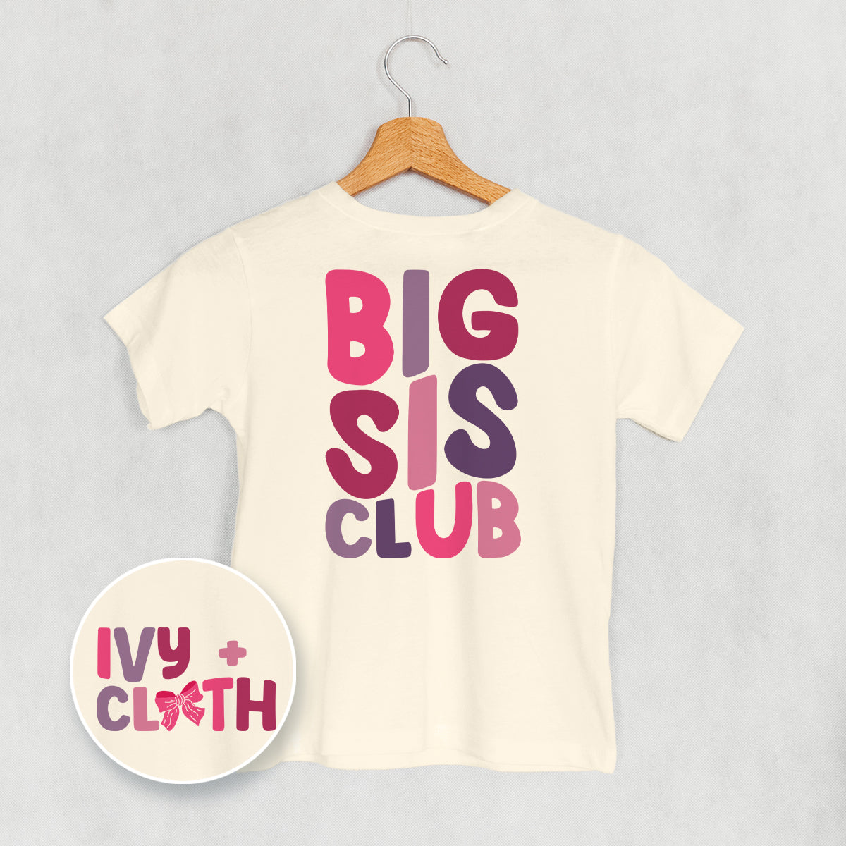 Big Sis Club (Kids Back Print)