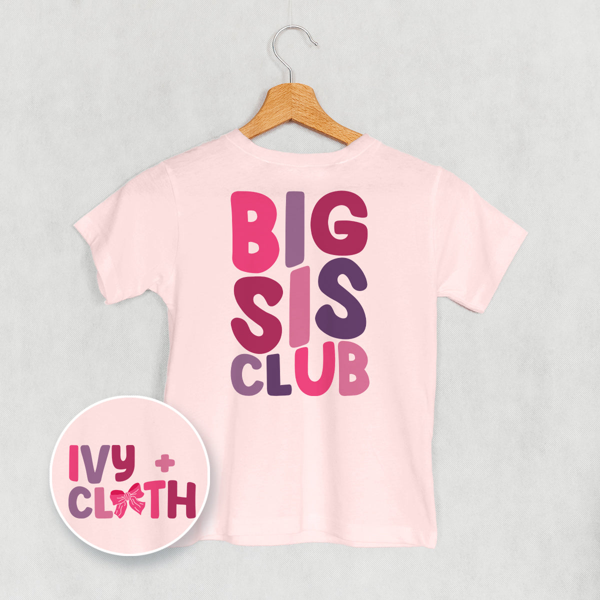 Big Sis Club (Kids Back Print)