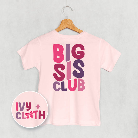 Big Sis Club (Kids Back Print)