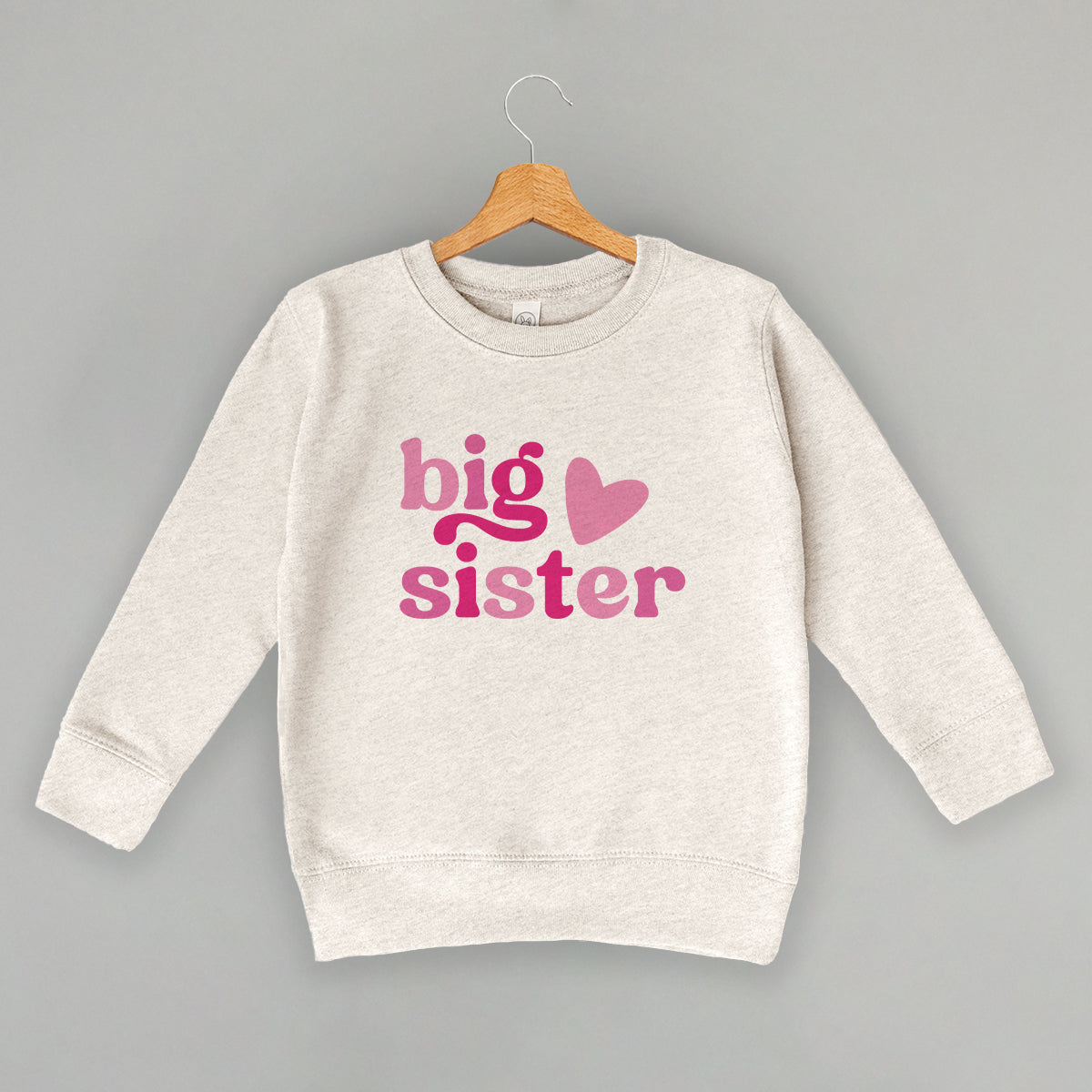 Big Sister Pink Heart (Kids)