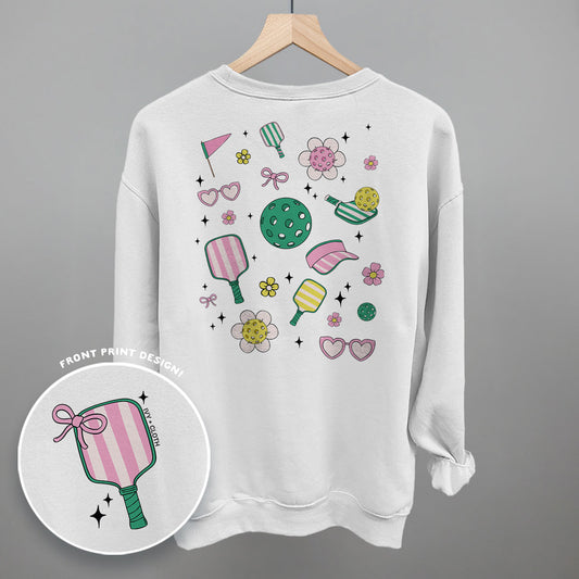 Pickleball Retro Doodles (Back Print)