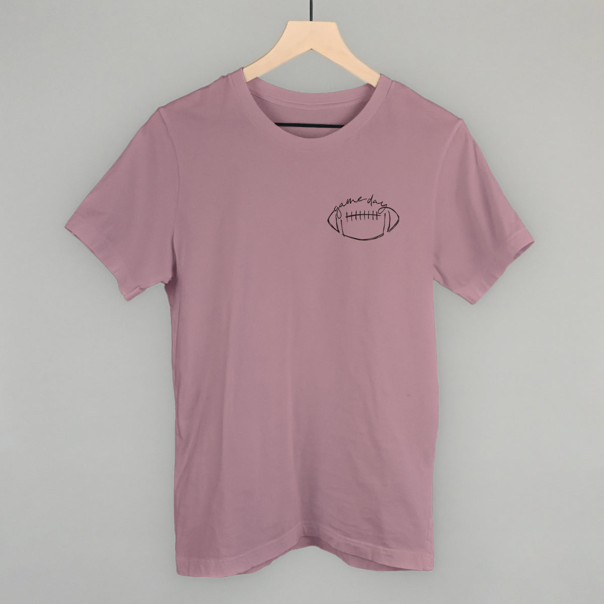 Game Day In Football Scribble (Left Chest)