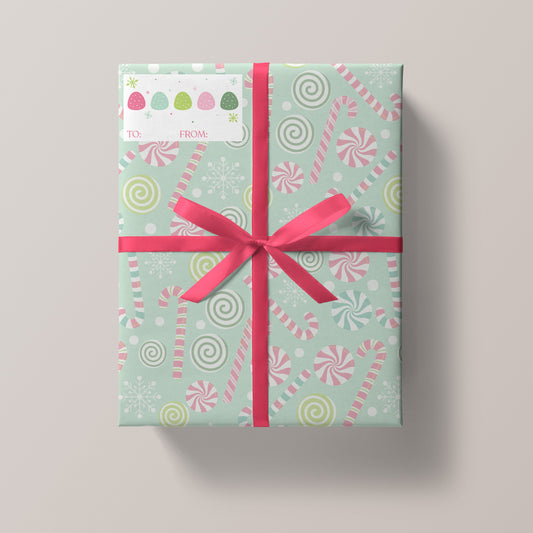 Candy Shoppe Holiday Tags Sticker Sheet