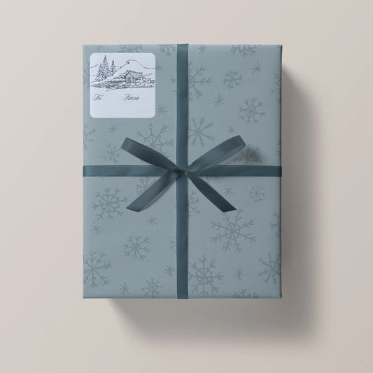 Apres Ski Holiday Tags (Sticker Sheet)