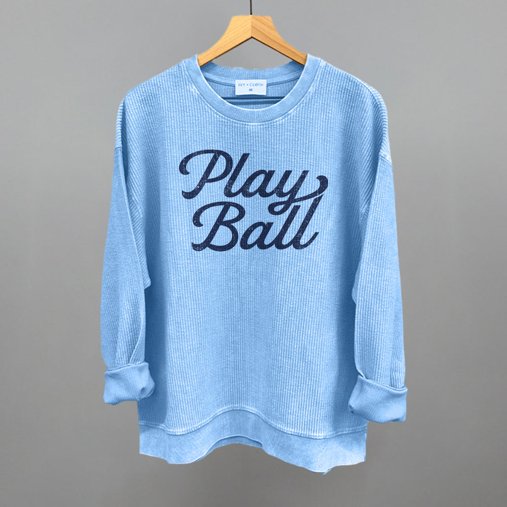Play Ball (Vintage Script)