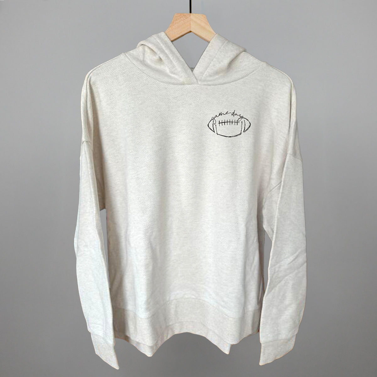 Game Day In Football Scribble (Left Chest)