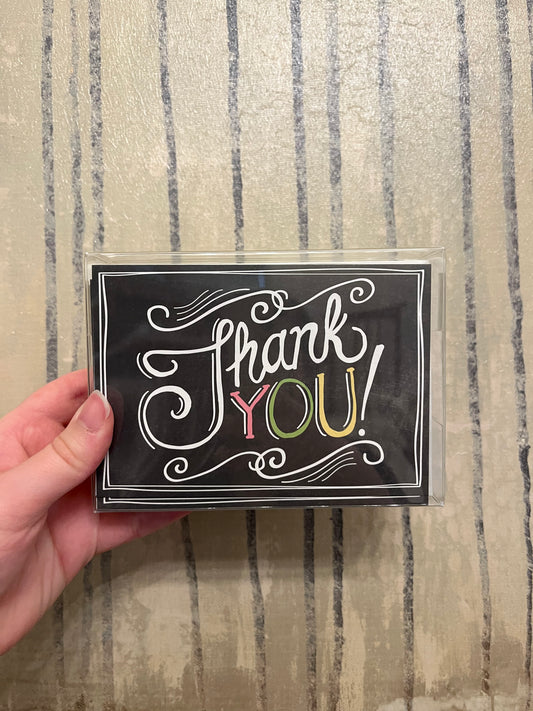 Chalkboard Thank You Notes