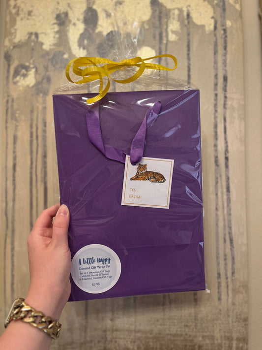 Tiger Gift Wrap Set