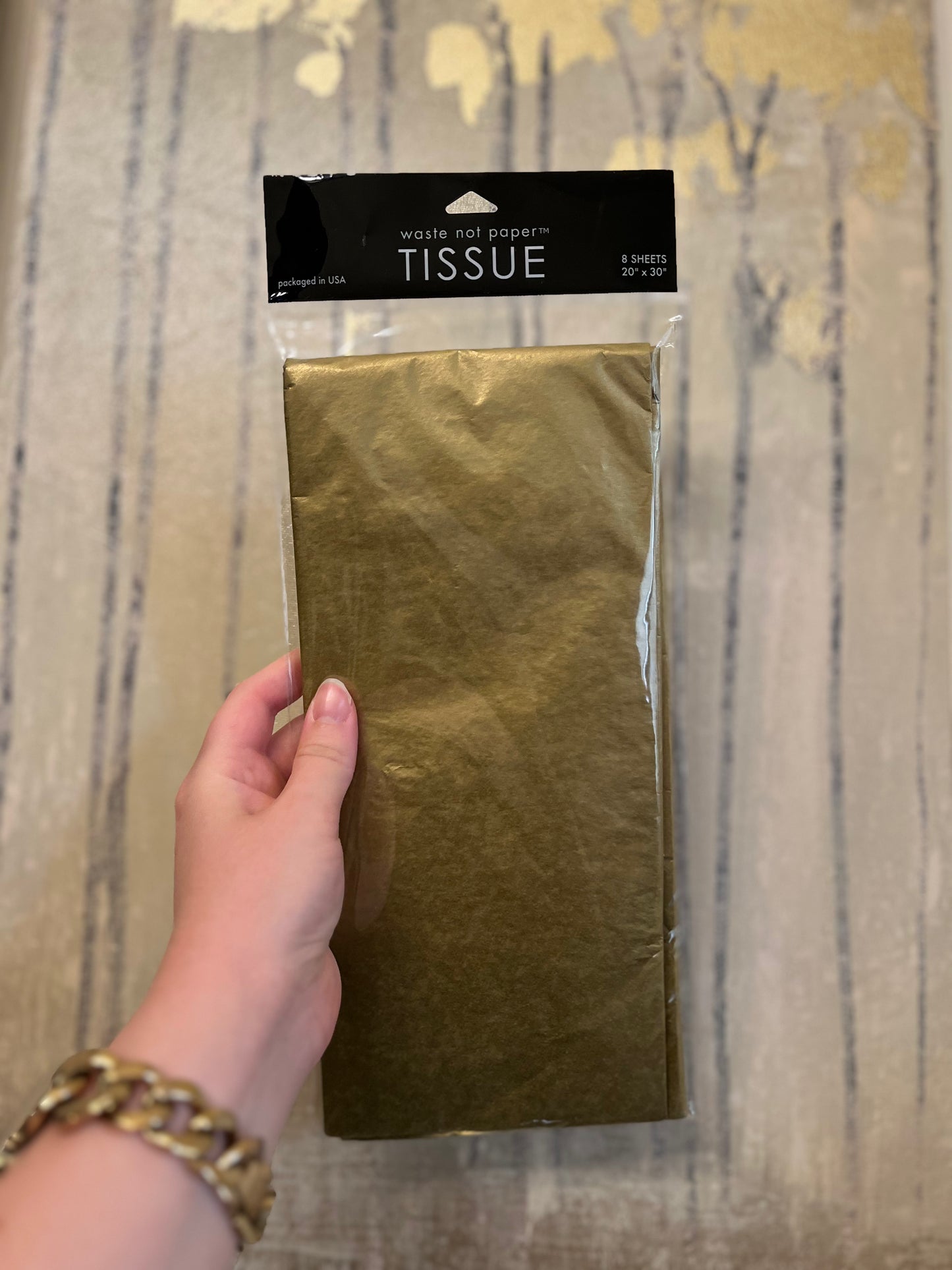 Gold Tissue Paper Pack