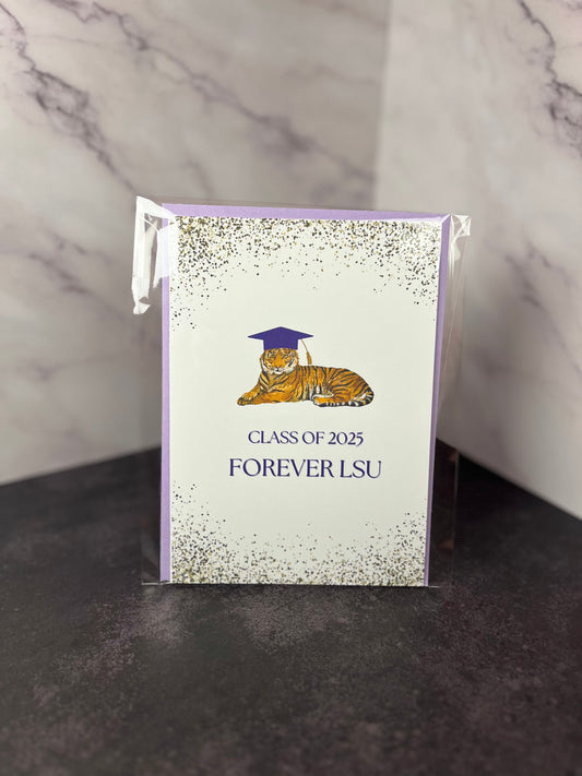 Class of 2025 Tiger Greeting Card
