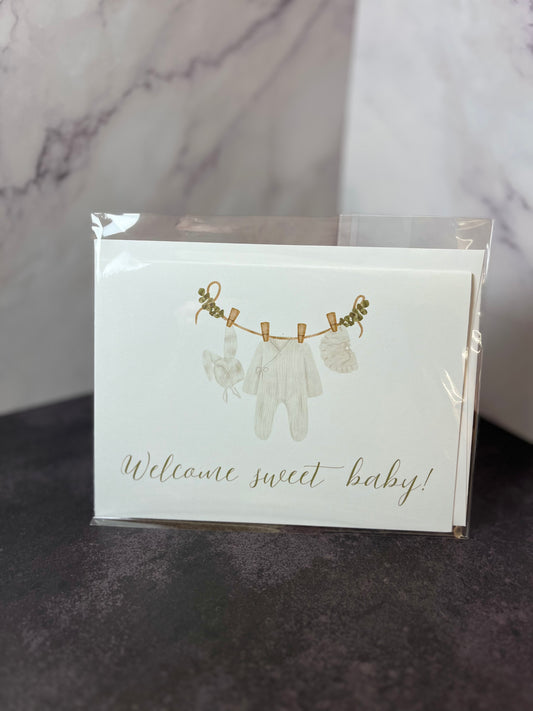 Baby Shower or Arrival Card