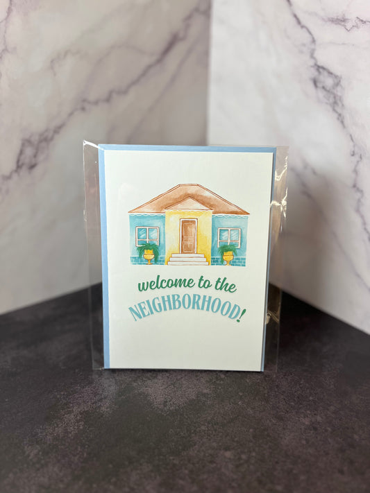 Welcome to the Neighborhood Greeting Card V
