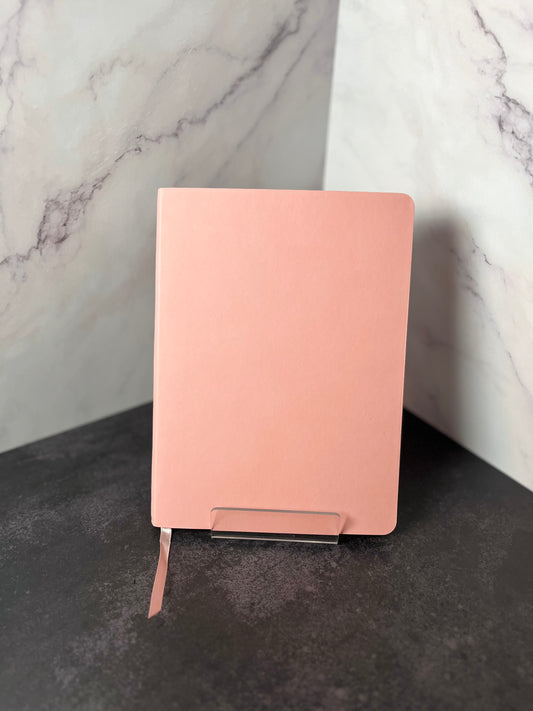 Light Pink Suede Journal