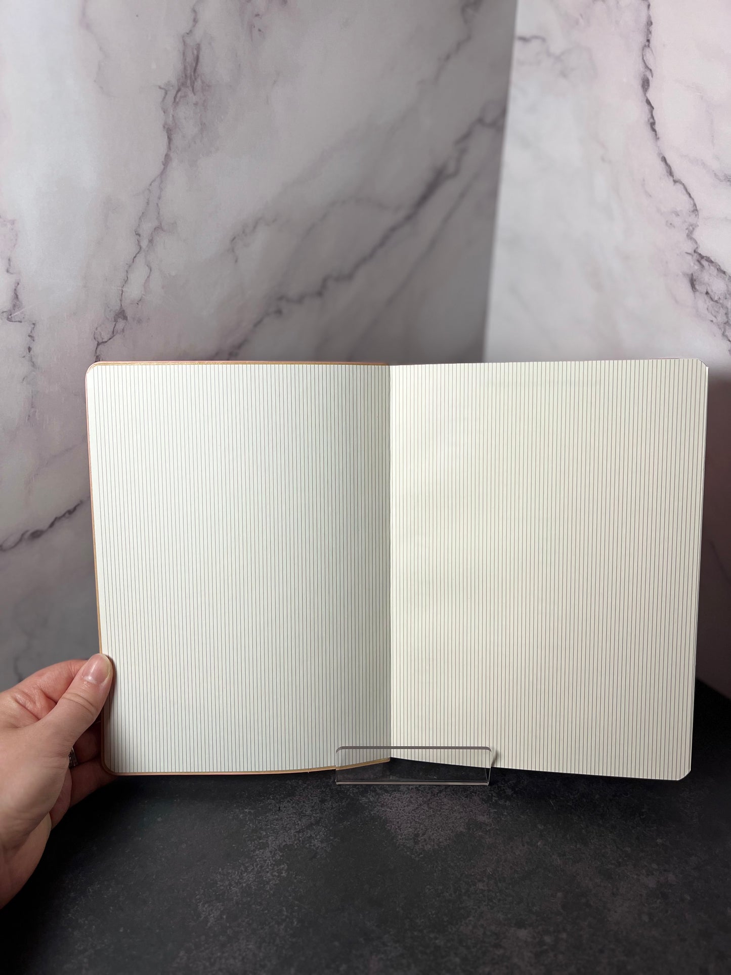 Light Pink Suede Journal