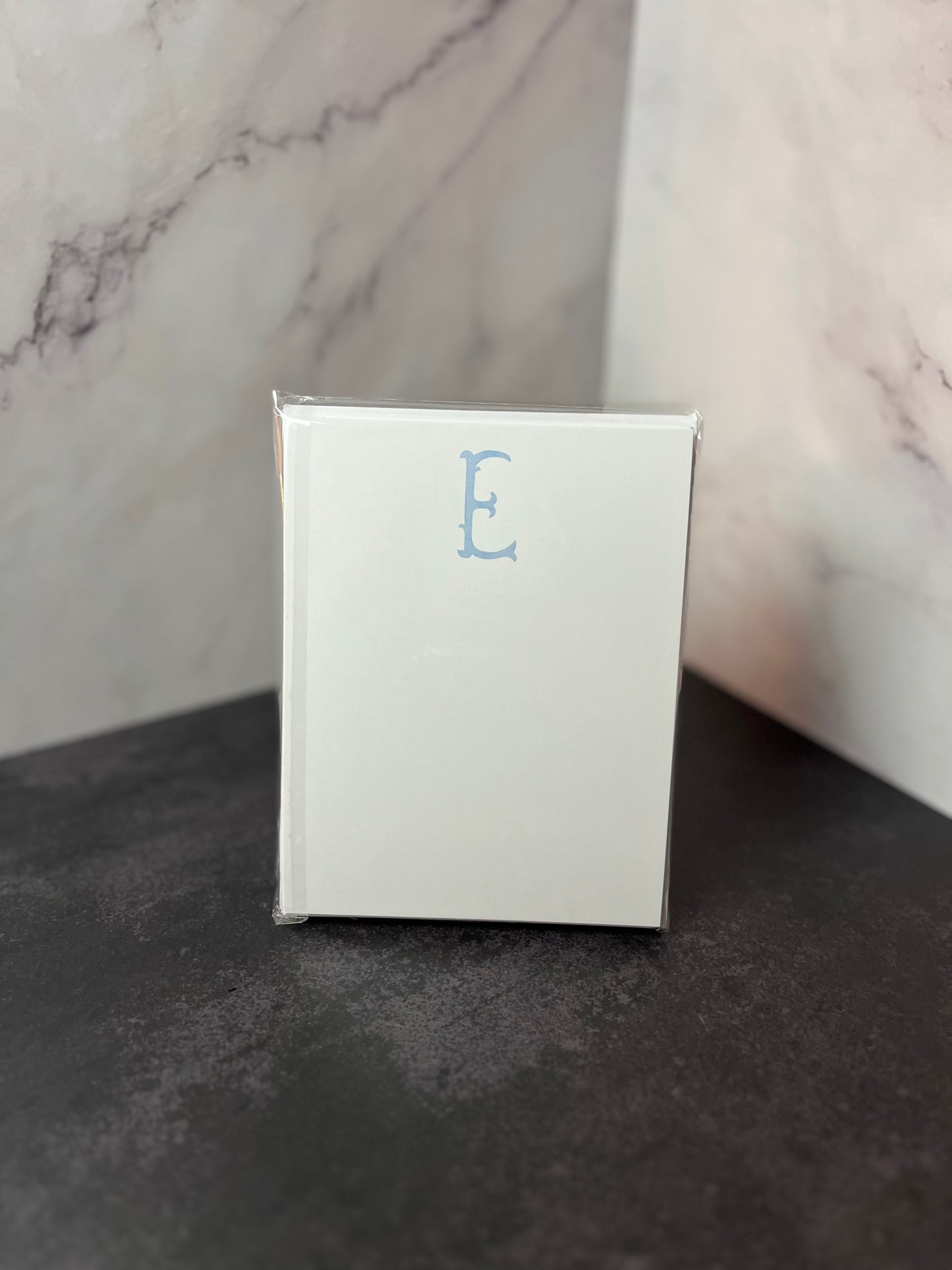 E Initial Flat Stationery