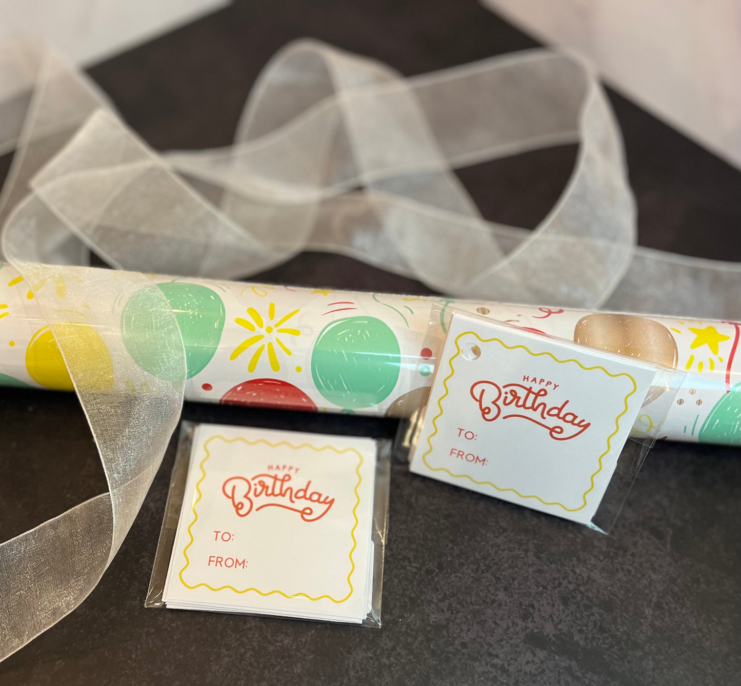 Balloons Wrapping Paper Roll 30" x 10'