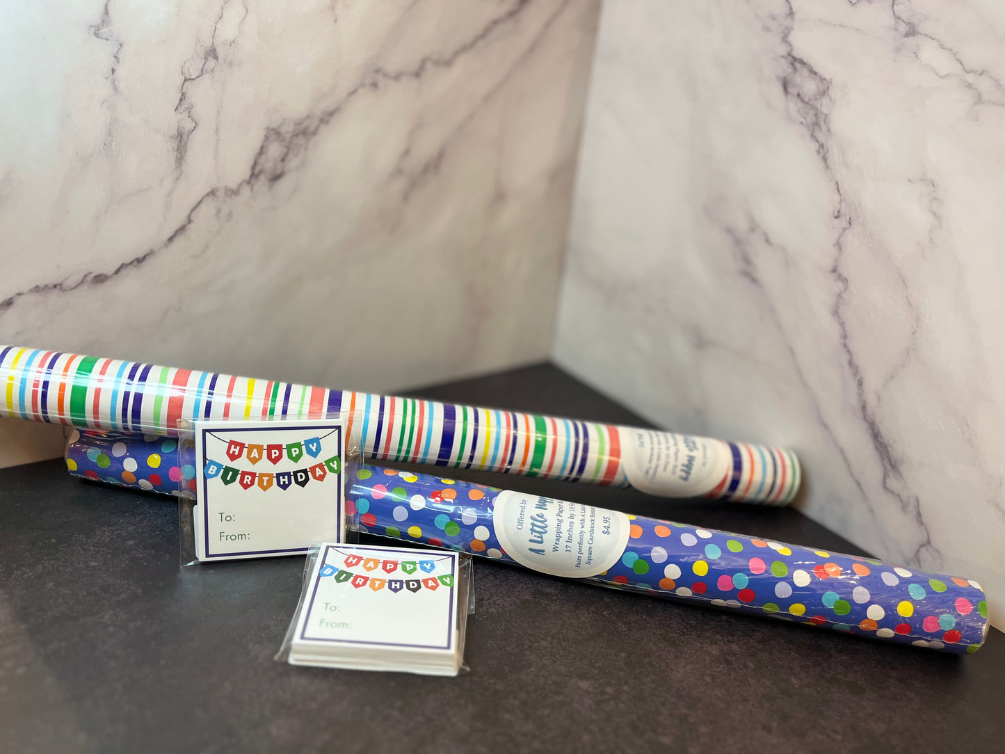Polka Dot Wrapping Paper Roll
