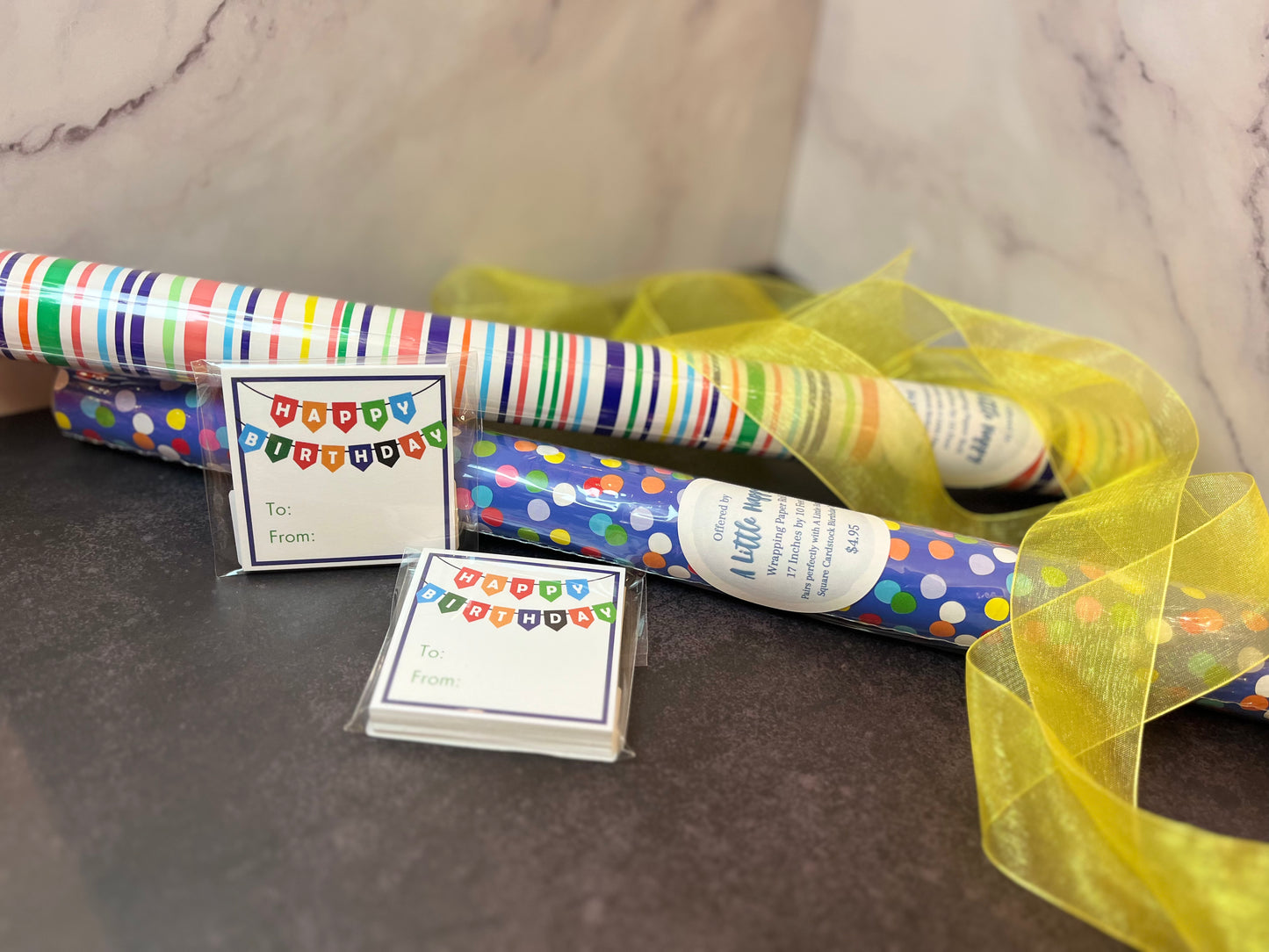 Polka Dot Wrapping Paper Roll