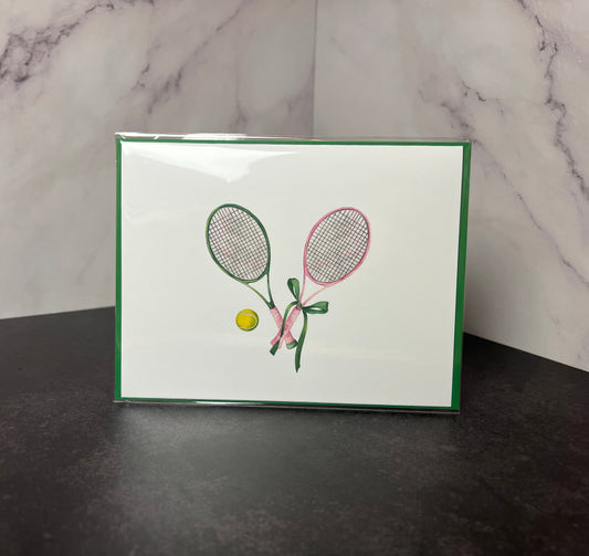 Tennis Greeting Card