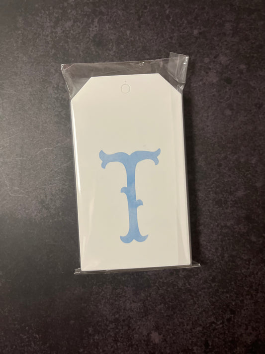 T Initial Hang Tags