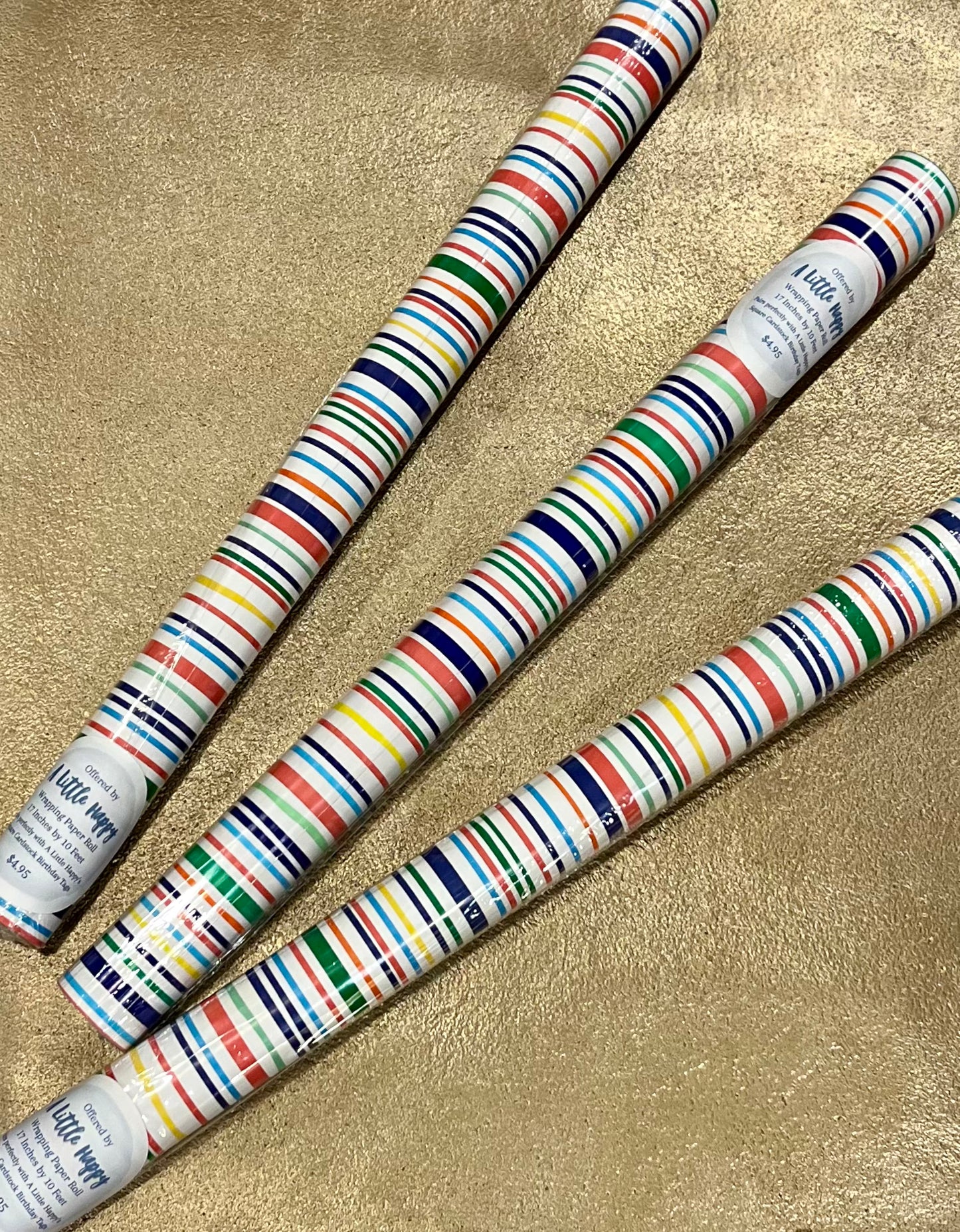 Stripe Wrapping Paper Roll