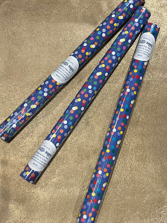 Polka Dot Wrapping Paper Roll